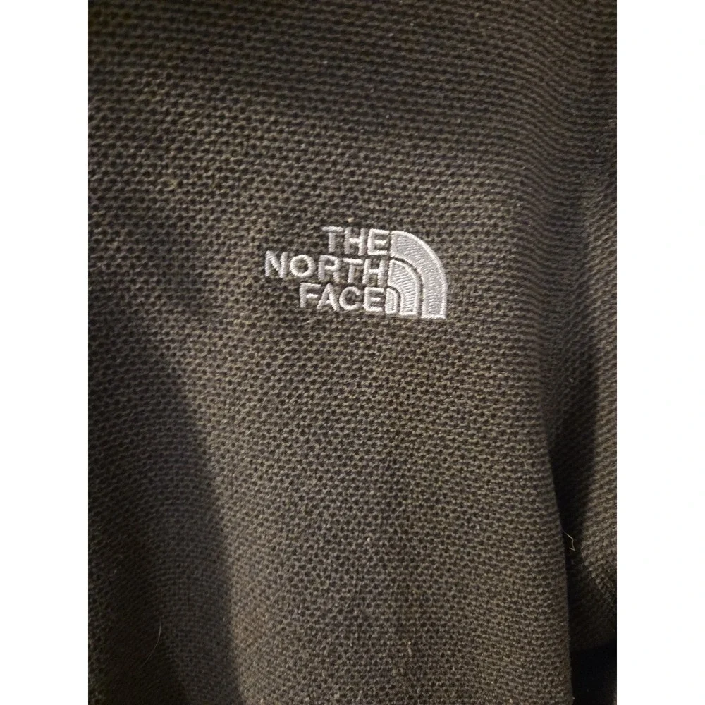 The North‎ Face 1/4 Zip Fleece Pullover Men's Size Medium  Charcoal Gray Jacket